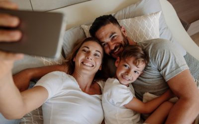 Compartir fotos de hijos en redes sociales